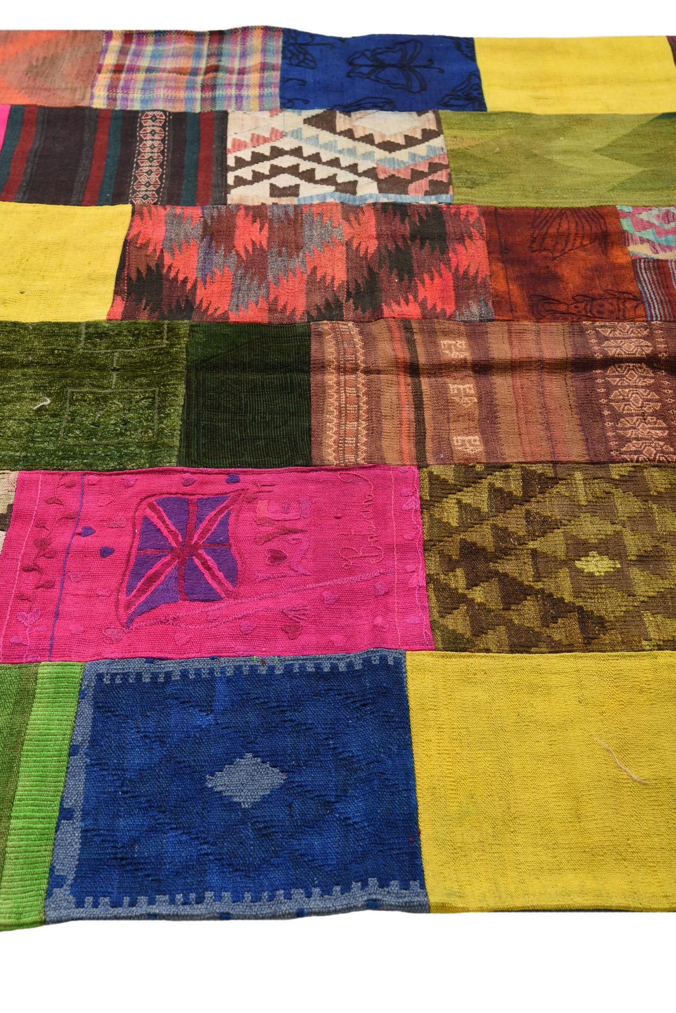 6' 8 x 9' 5 Hand Knotted Ultra Vintage Persian Wool Rug