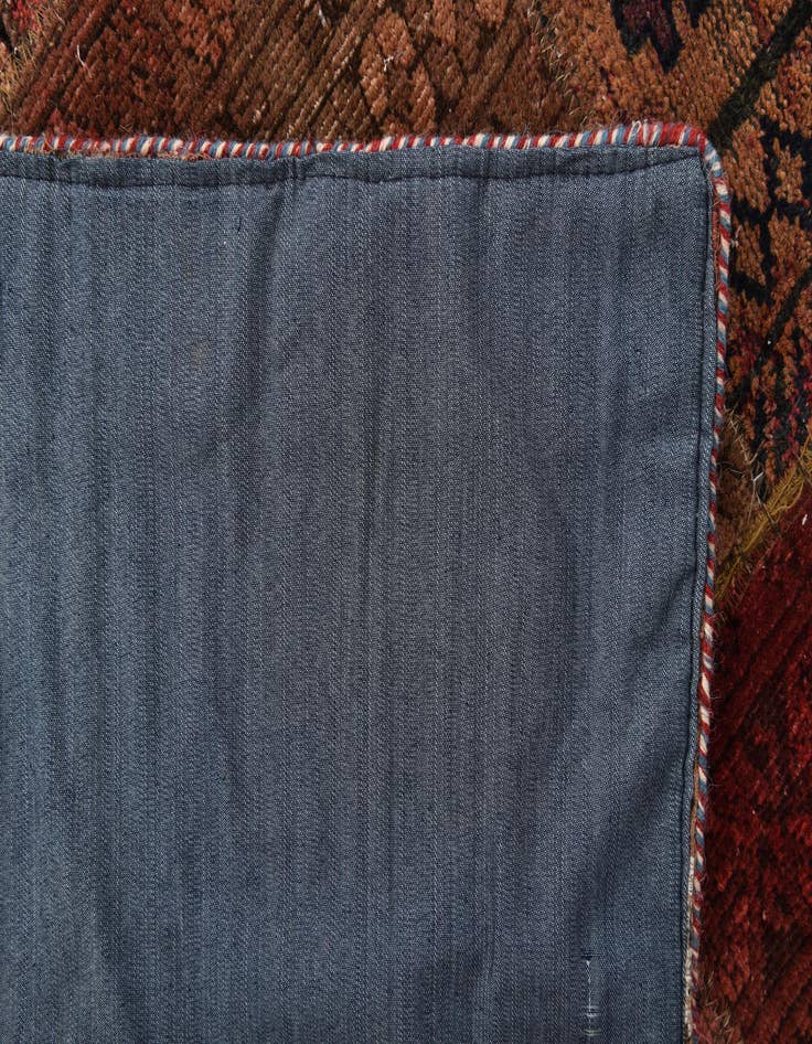 Detail image of 5' 7 x 8'  Hand Knotted Ultra Vintage Persian Wool Rug