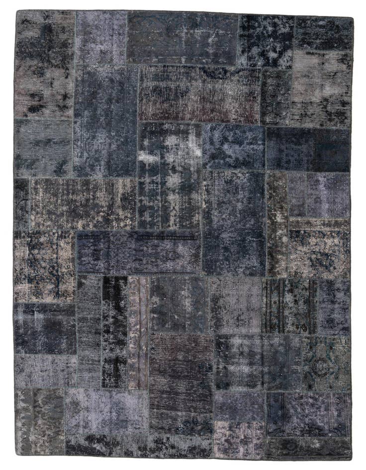 Detail image of 6' x 9' Hand Knotted Ultra Vintage Persian Wool Rug