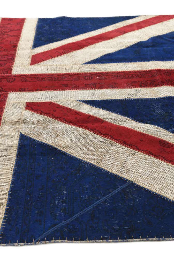 7' x 9' 2 Hand Knotted Ultra Vintage Persian Wool Rug