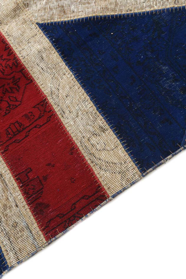 Detail image of 7' x 9' 2 Hand Knotted Ultra Vintage Persian Wool Rug