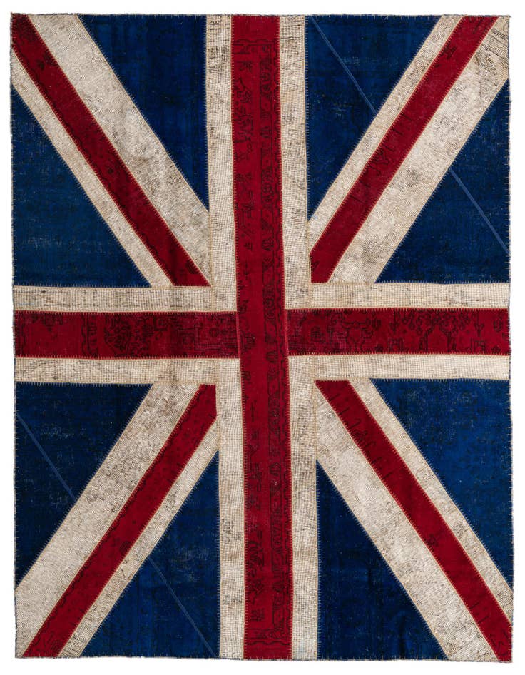 Detail image of 7' x 9' 2 Hand Knotted Ultra Vintage Persian Wool Rug