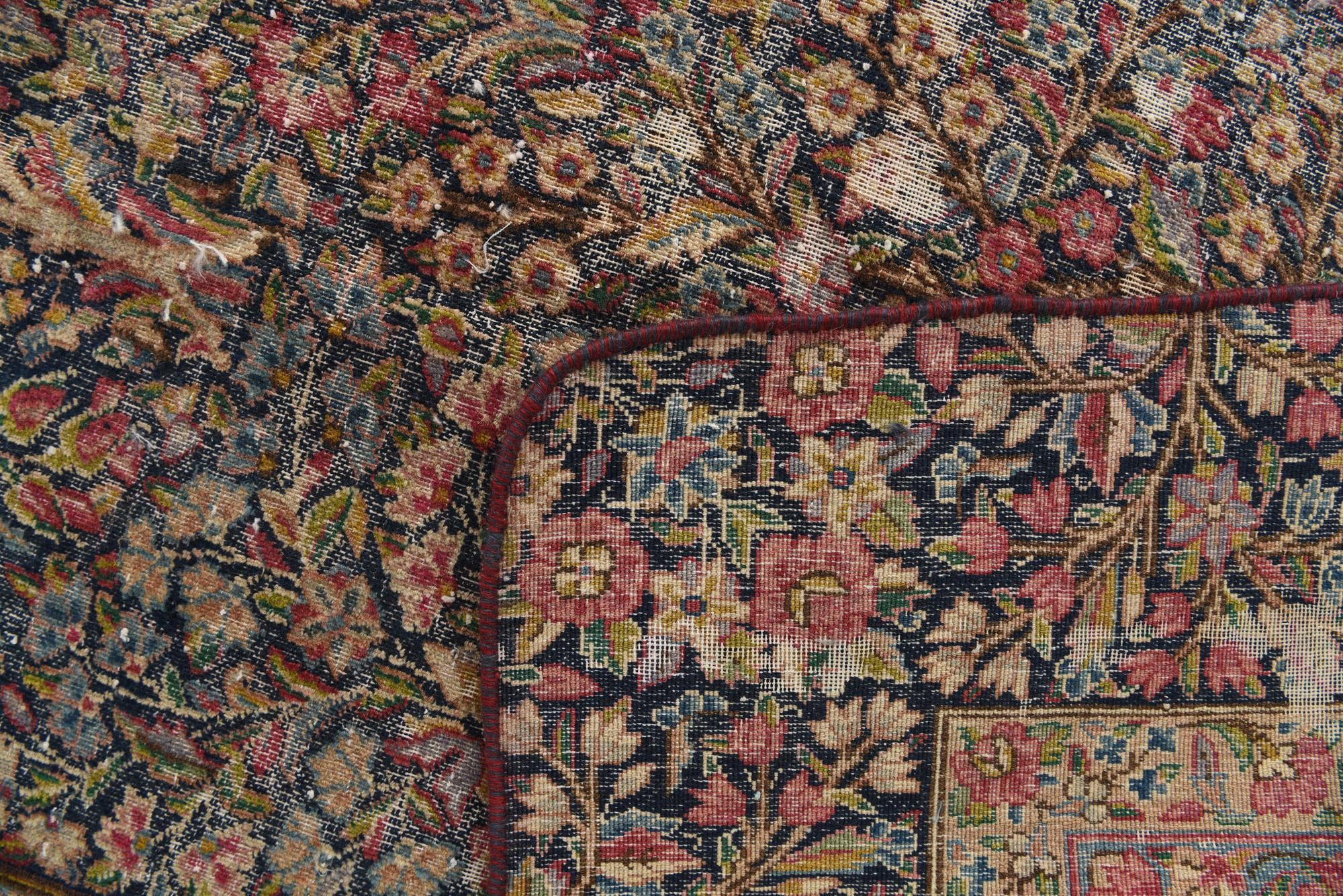 8' 5 x 11' 7 Hand Knotted Ultra Vintage Persian Wool Rug