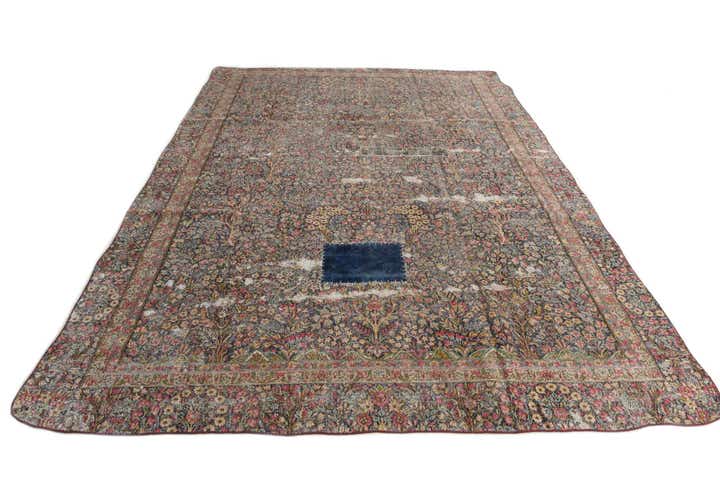 8' 5 x 11' 7 Hand Knotted Ultra Vintage Persian Wool Rug