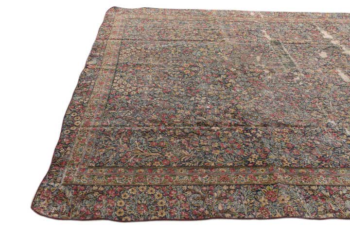 8' 5 x 11' 7 Hand Knotted Ultra Vintage Persian Wool Rug