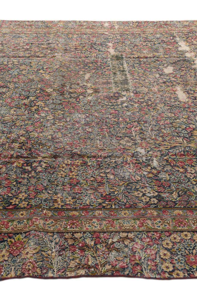 8' 5 x 11' 7 Hand Knotted Ultra Vintage Persian Wool Rug