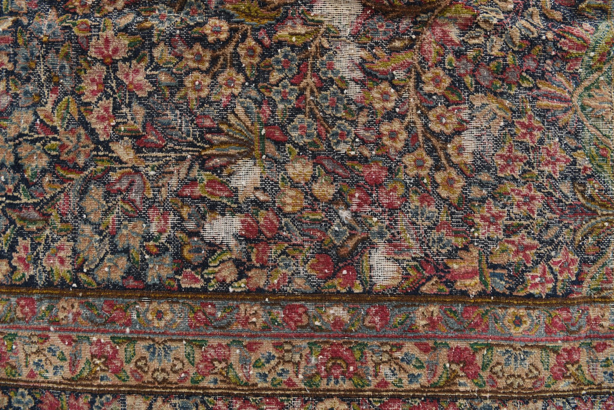 8' 5 x 11' 7 Hand Knotted Ultra Vintage Persian Wool Rug