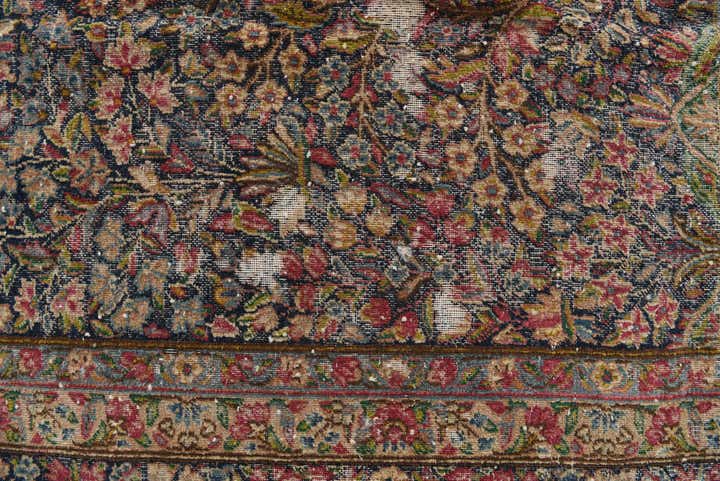 8' 5 x 11' 7 Hand Knotted Ultra Vintage Persian Wool Rug
