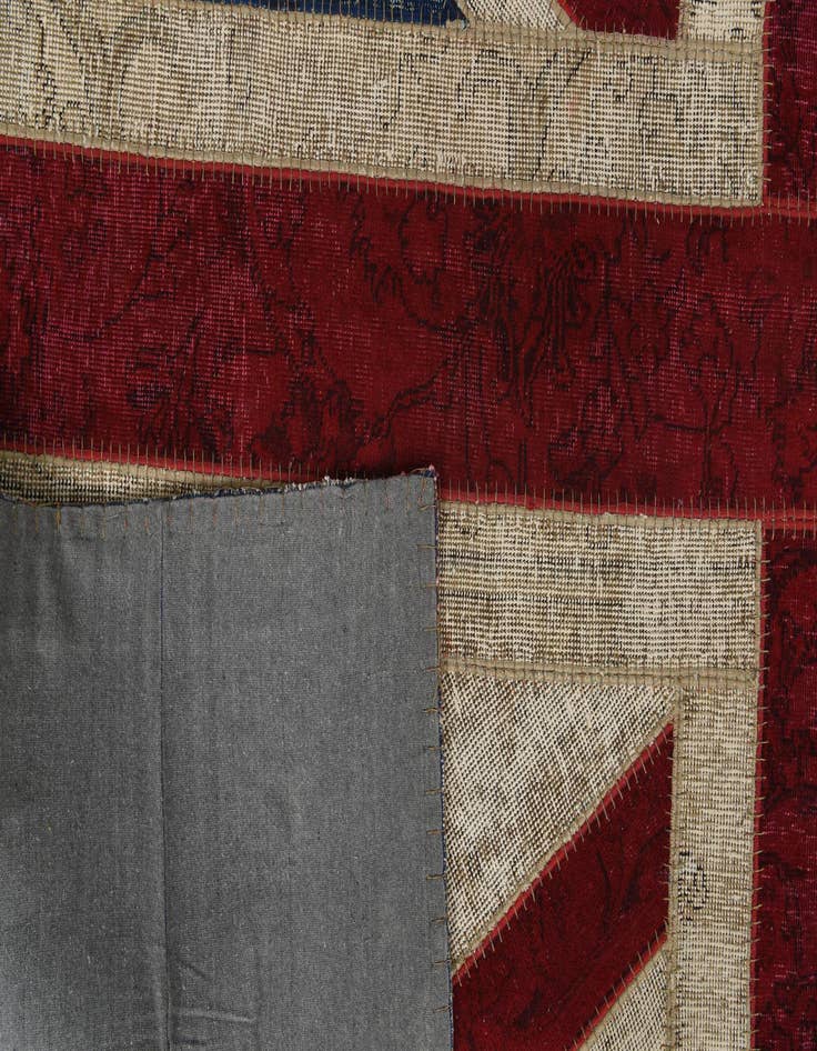 Detail image of 7' x 9' 1  Hand Knotted Ultra Vintage Persian Wool Rug