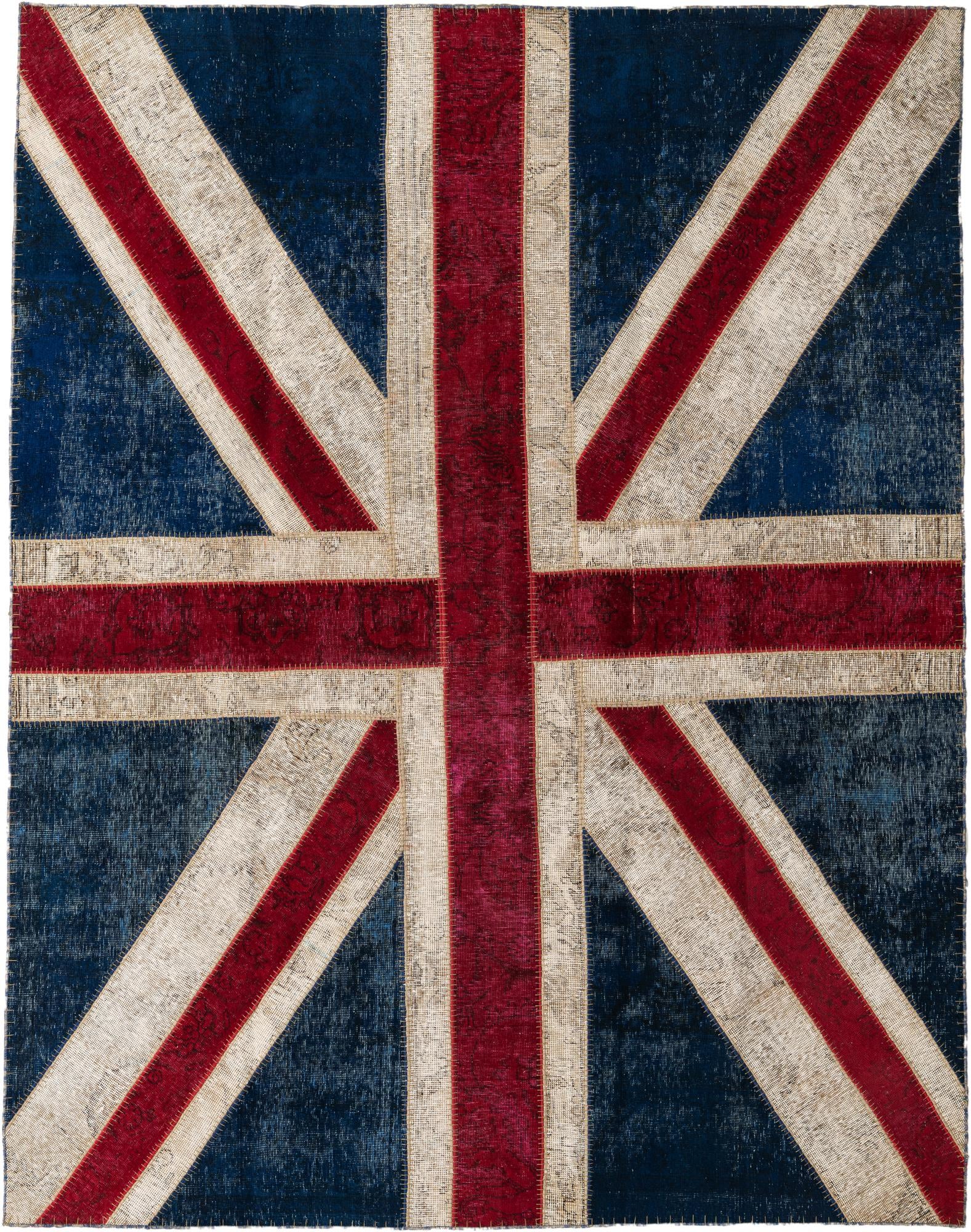 7' x 9' 1 Hand Knotted Ultra Vintage Persian Wool Rug