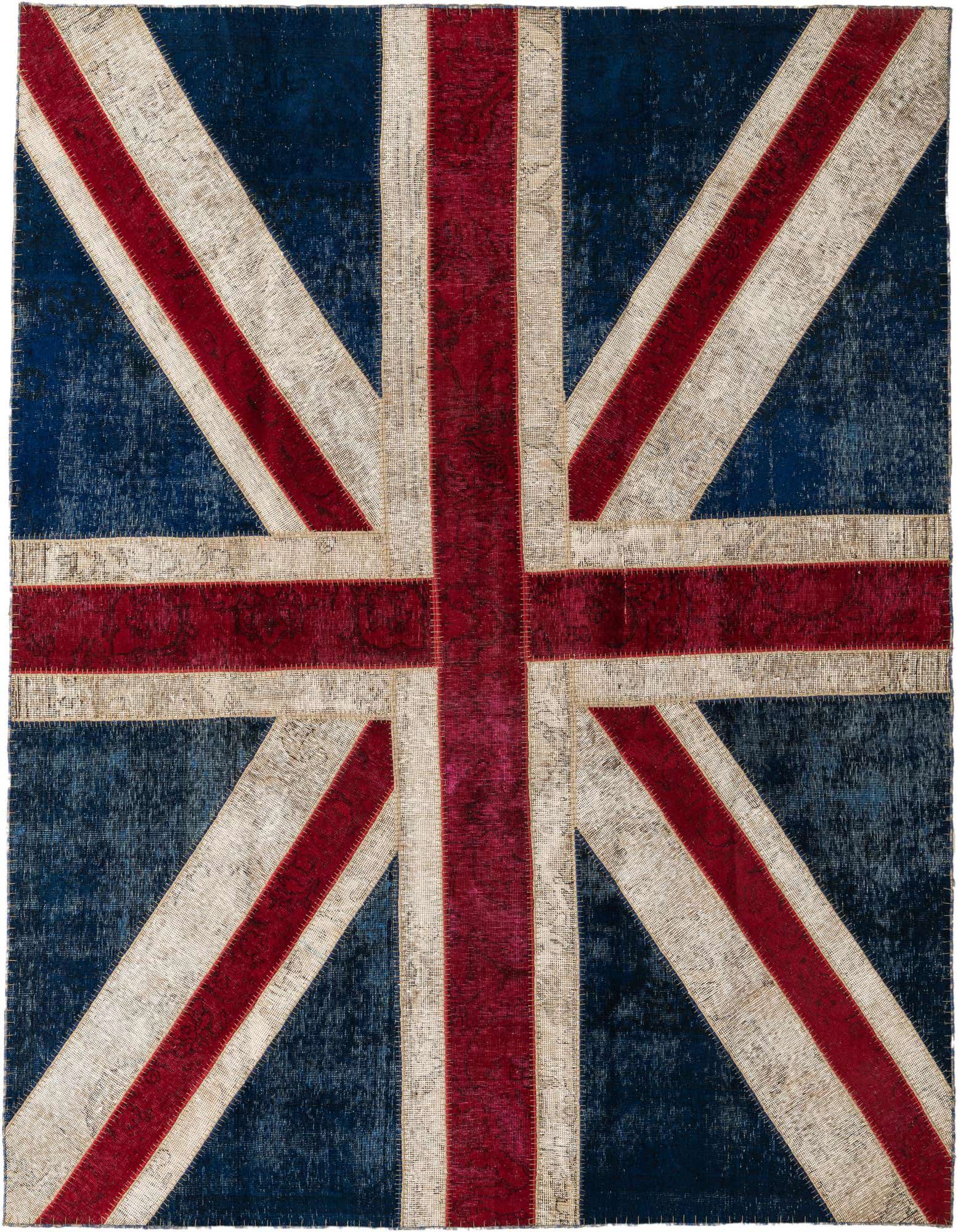 Primary image 7' x 9' 1  Hand Knotted Ultra Vintage Persian Wool Rug