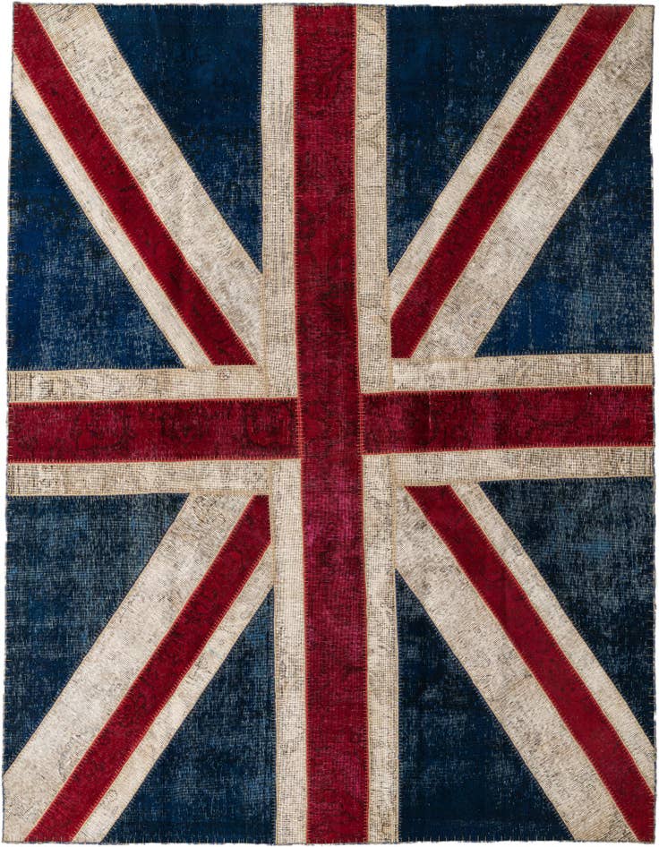 Detail image of 7' x 9' 1 Hand Knotted Ultra Vintage Persian Wool Rug