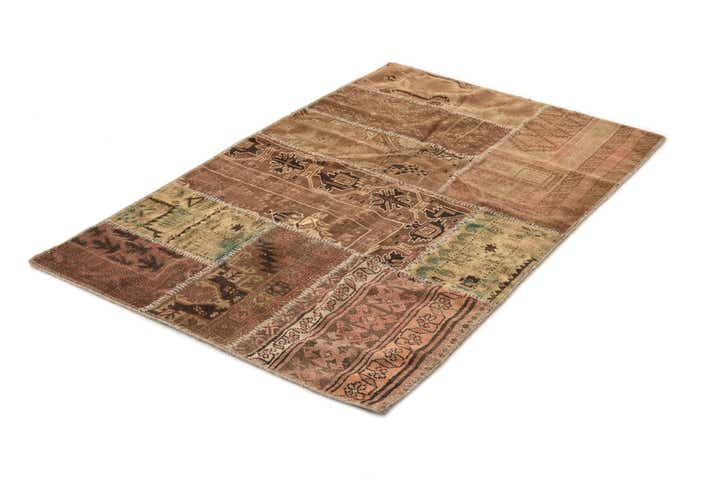 3' 3 x 5' 3 Hand Knotted Ultra Vintage Persian Wool Rug