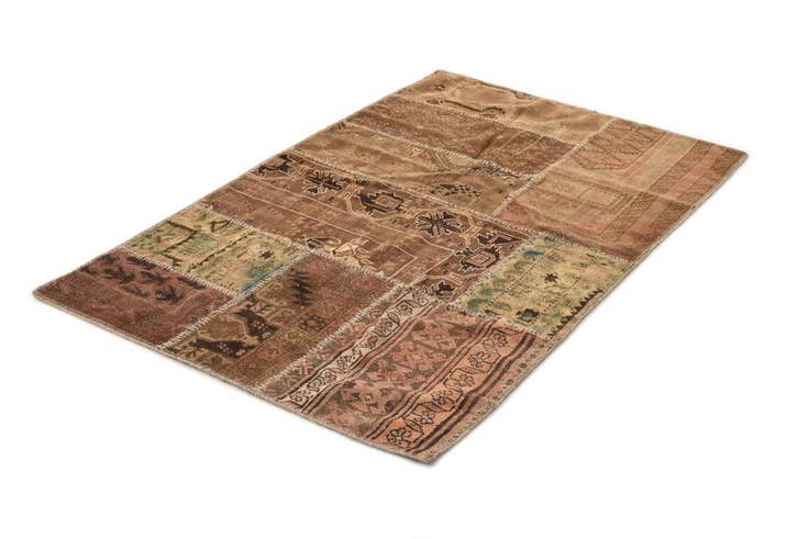 Detail image of 3' 3 x 5' 3 Hand Knotted Ultra Vintage Persian Wool Rug