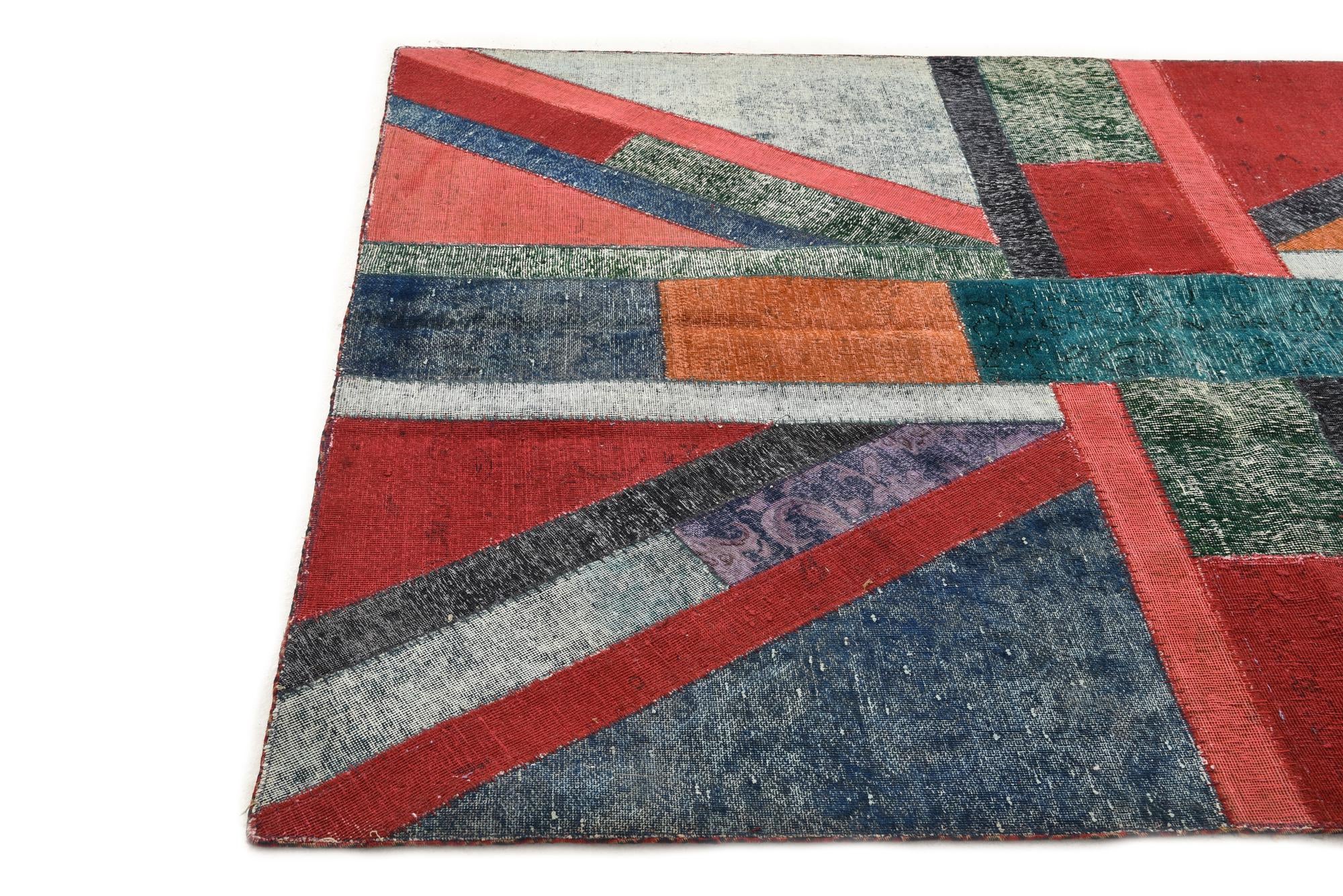5' 9 x 7' 11 Hand Knotted Ultra Vintage Persian Wool Rug