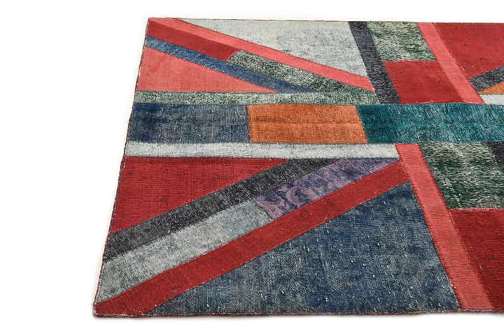 5' 9 x 7' 11 Hand Knotted Ultra Vintage Persian Wool Rug
