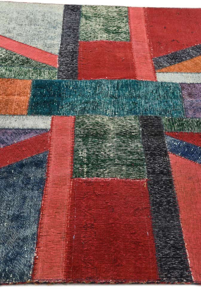 5' 9 x 7' 11 Hand Knotted Ultra Vintage Persian Wool Rug