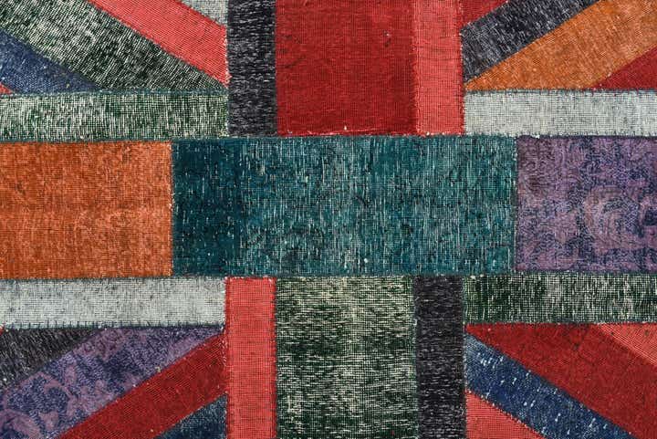 5' 9 x 7' 11 Hand Knotted Ultra Vintage Persian Wool Rug