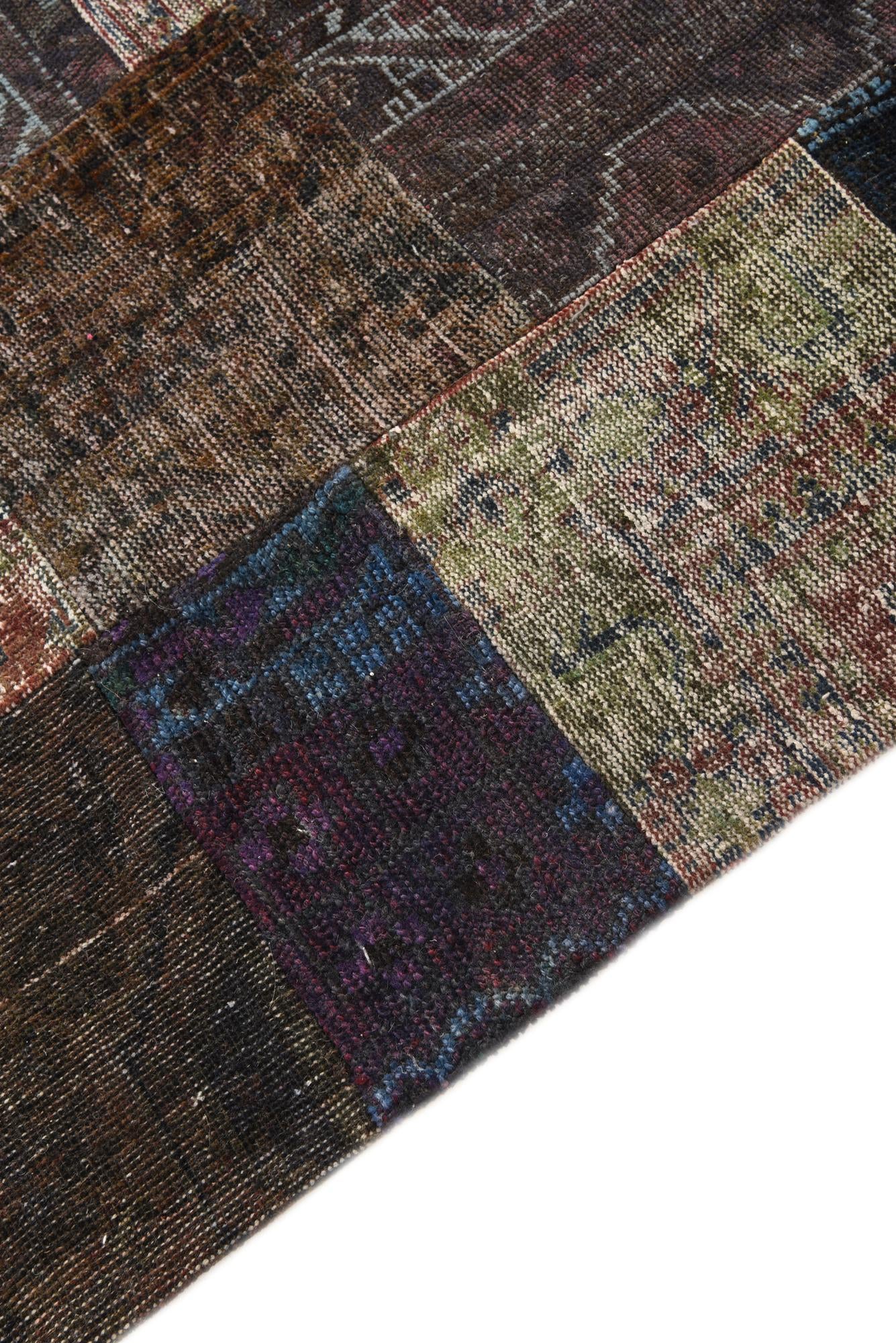 5' 5 x 6' 7 Hand Knotted Ultra Vintage Persian Wool Rug