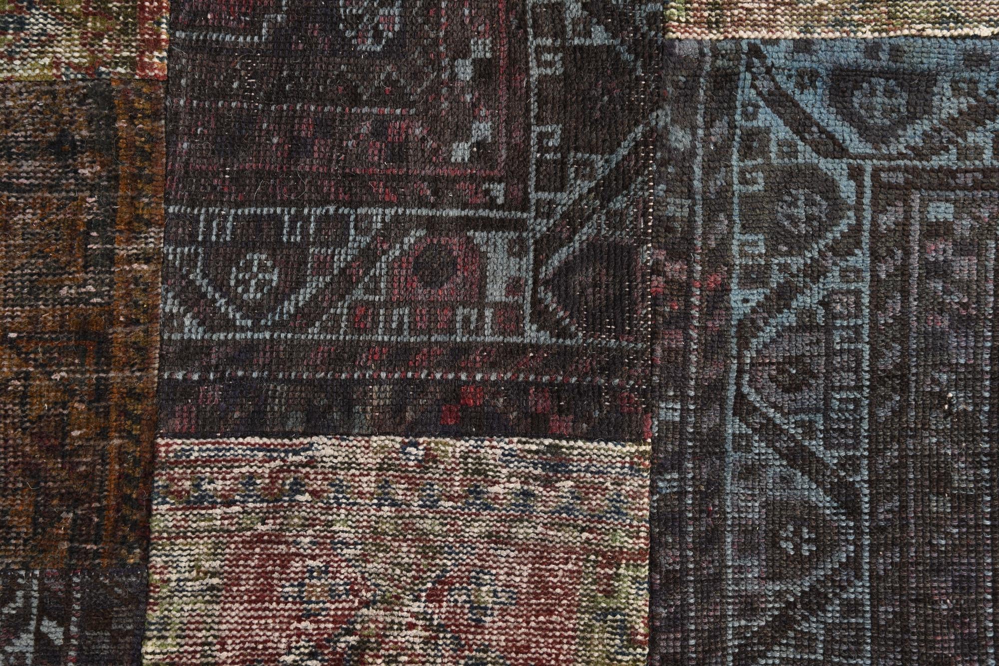 5' 5 x 6' 7 Hand Knotted Ultra Vintage Persian Wool Rug