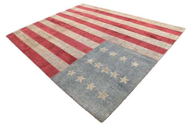 8' x 10' Hand Knotted Ultra Vintage Persian Wool Rug
