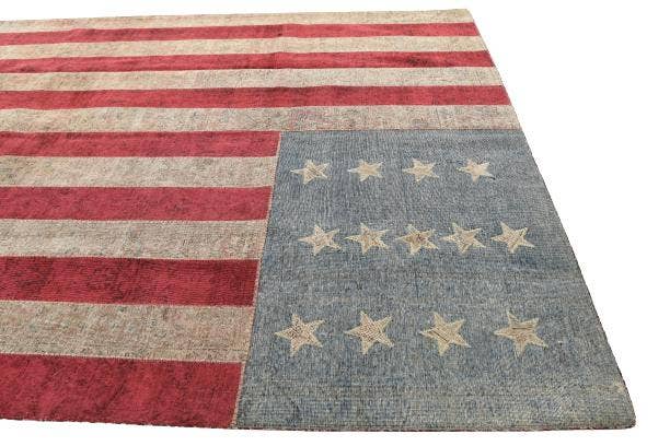 Detail image of 8' x 10' Hand Knotted Ultra Vintage Persian Wool Rug