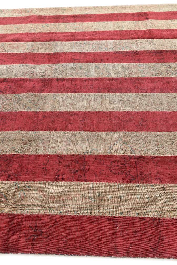 8' x 10' Hand Knotted Ultra Vintage Persian Wool Rug