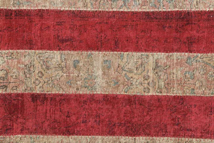 8' x 10' Hand Knotted Ultra Vintage Persian Wool Rug