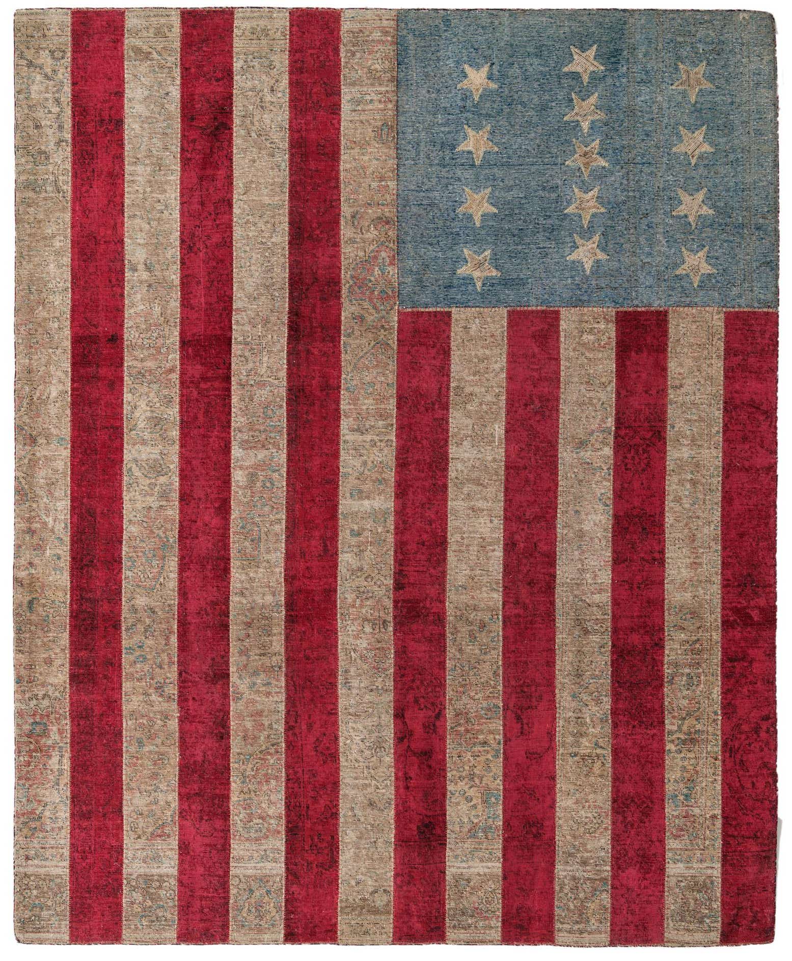 8' x 10' Hand Knotted Ultra Vintage Persian Wool Rug