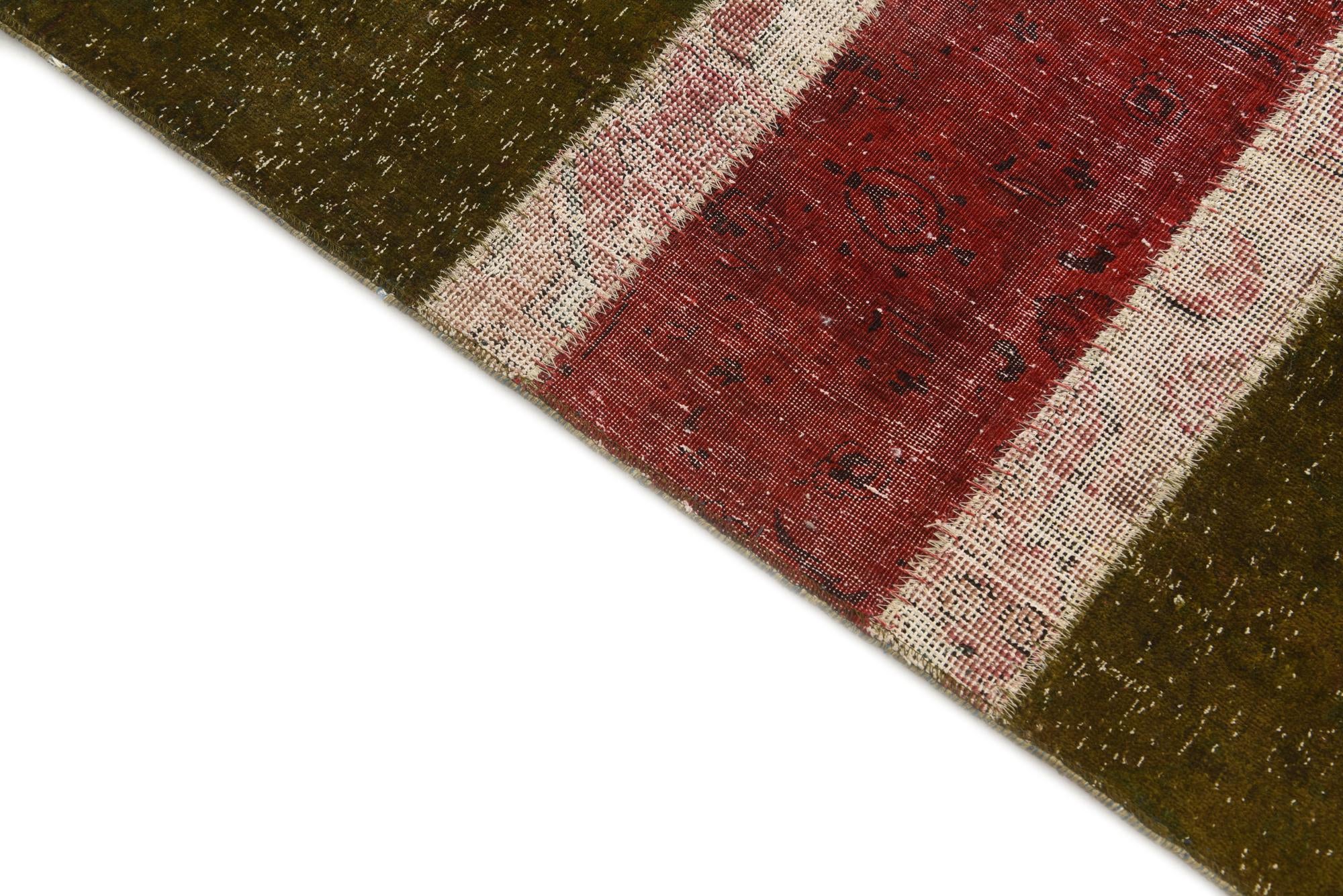 5' 10 x 8' Hand Knotted Ultra Vintage Persian Wool Rug
