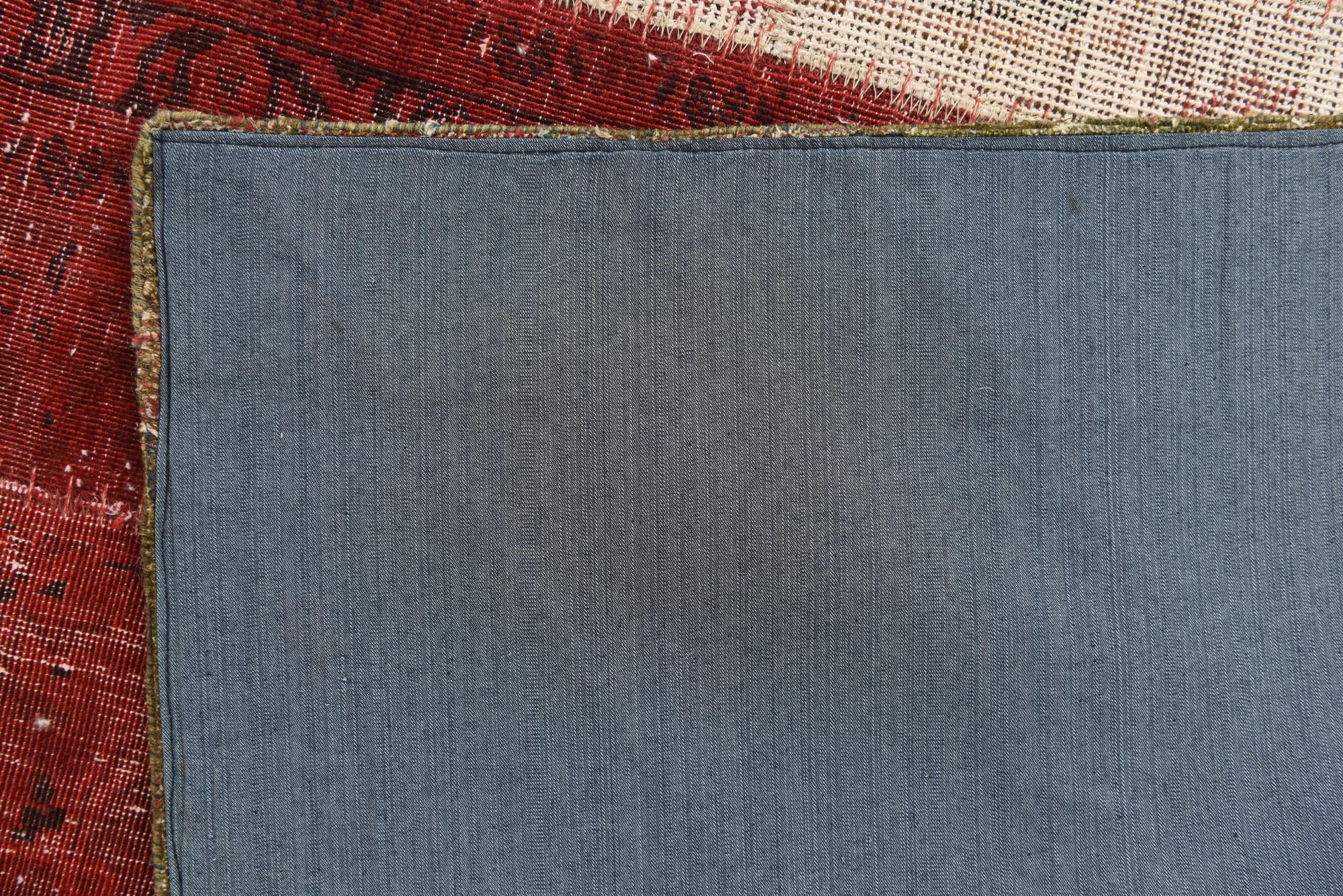 5' 10 x 8' Hand Knotted Ultra Vintage Persian Wool Rug