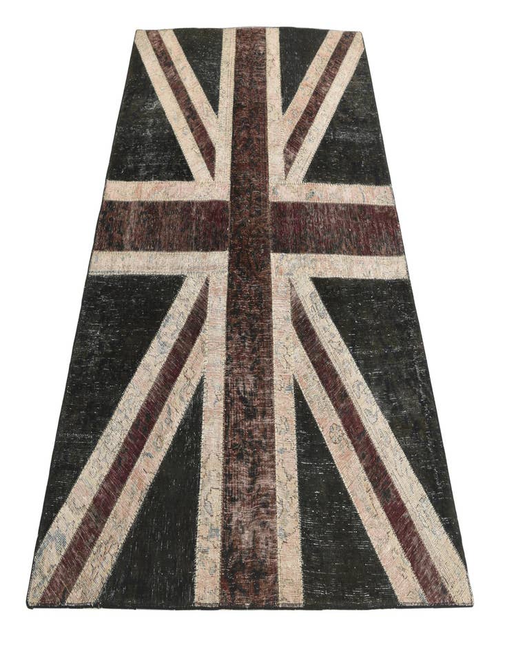 Detail image of 5' x 6' 8 Hand Knotted Ultra Vintage Persian Wool Rug