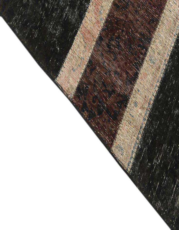 Detail image of 5' x 6' 8 Hand Knotted Ultra Vintage Persian Wool Rug