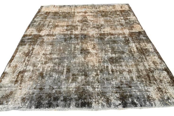 Detail image of 6' 10 x 8' 9 Hand Knotted Ultra Vintage Persian Wool Rug