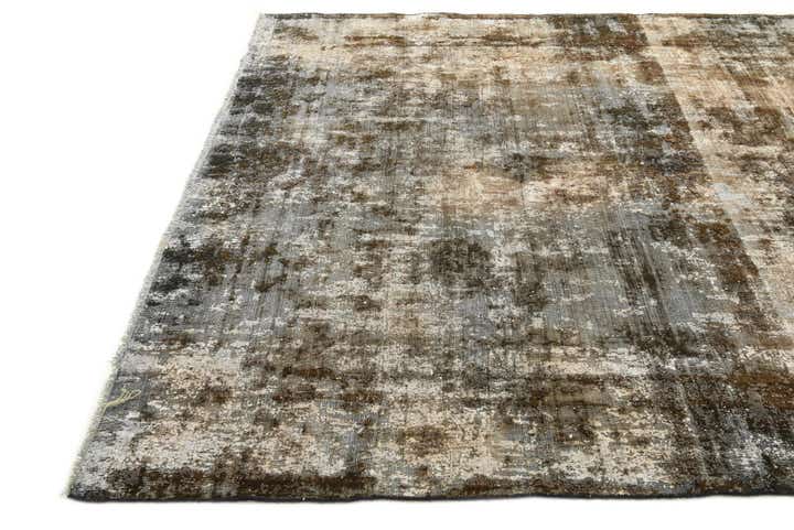 6' 10 x 8' 9 Hand Knotted Ultra Vintage Persian Wool Rug