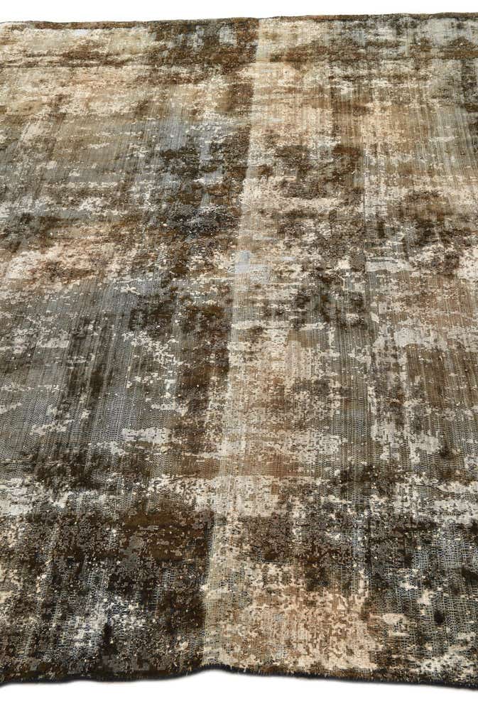 6' 10 x 8' 9 Hand Knotted Ultra Vintage Persian Wool Rug