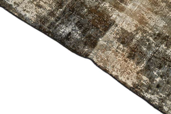 6' 10 x 8' 9 Hand Knotted Ultra Vintage Persian Wool Rug