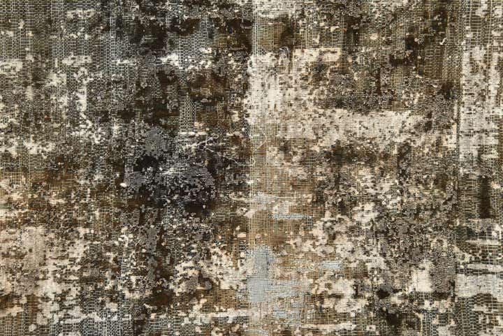 6' 10 x 8' 9 Hand Knotted Ultra Vintage Persian Wool Rug