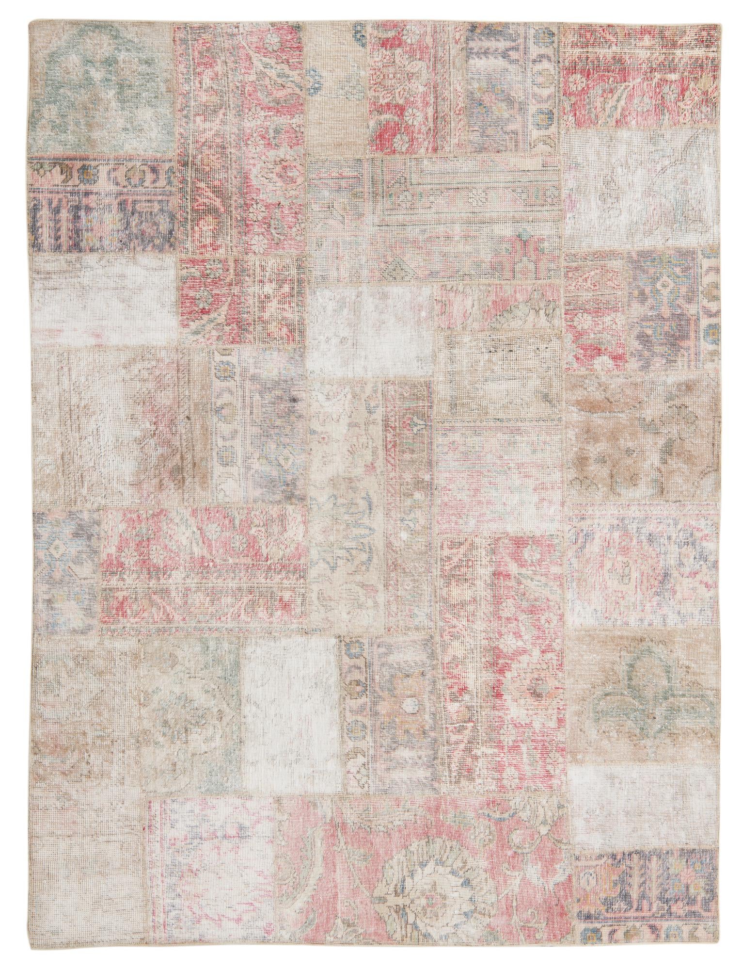 5' x 6' 7 Hand Knotted Ultra Vintage Persian Wool Rug