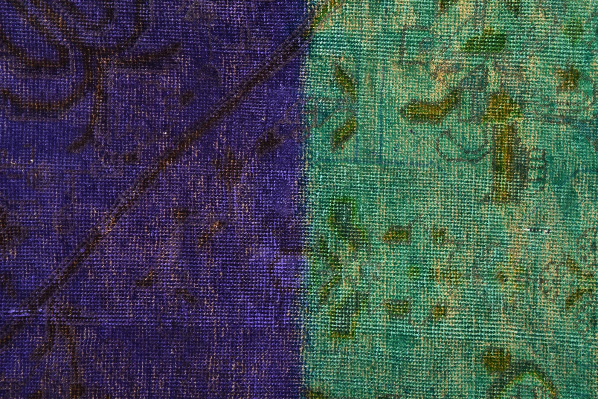 10' x 12' 6 Hand Knotted Ultra Vintage Persian Wool Rug