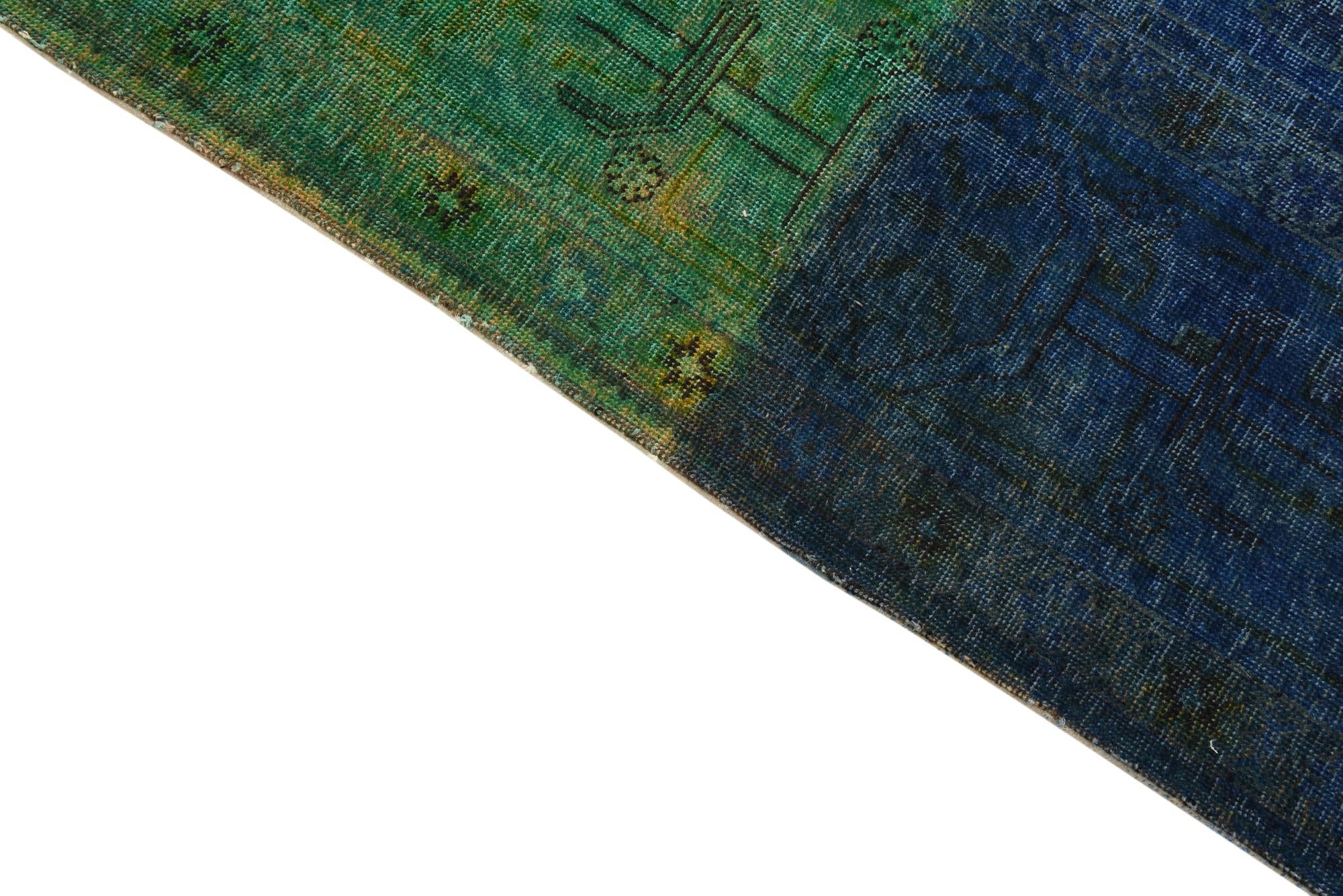 10' x 12' 6 Hand Knotted Ultra Vintage Persian Wool Rug