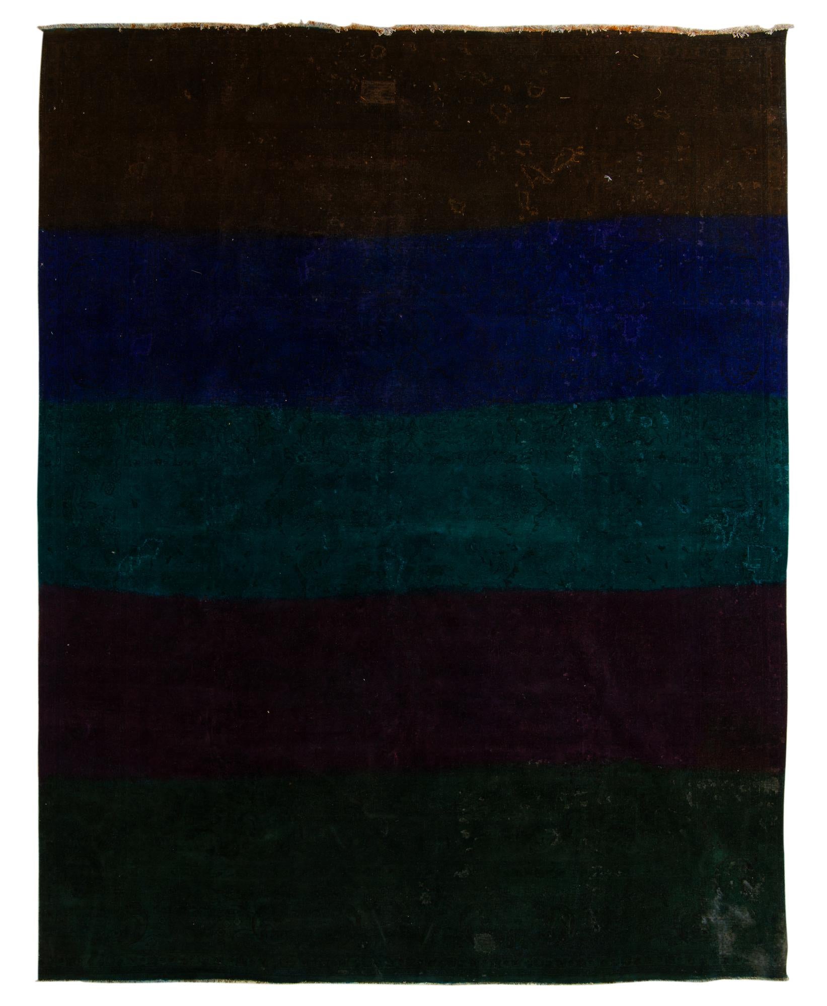 9' 9 x 12' 6 Hand Knotted Ultra Vintage Persian Wool Rug