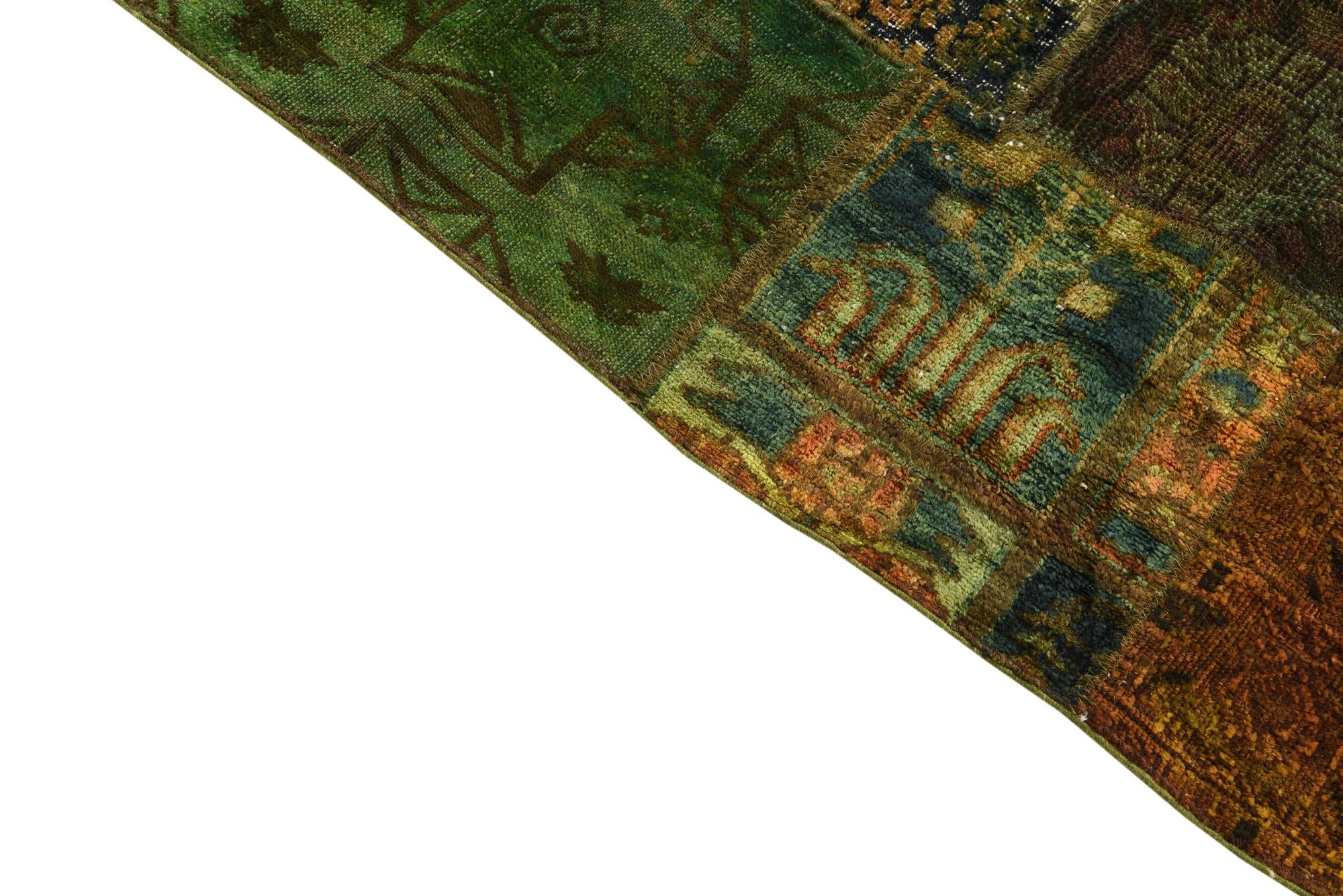6' 8 x 10' Hand Knotted Ultra Vintage Persian Wool Rug
