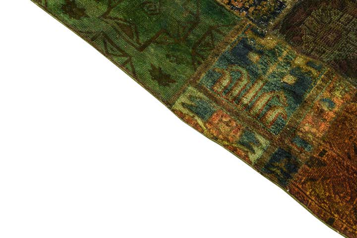 6' 8 x 10' Hand Knotted Ultra Vintage Persian Wool Rug