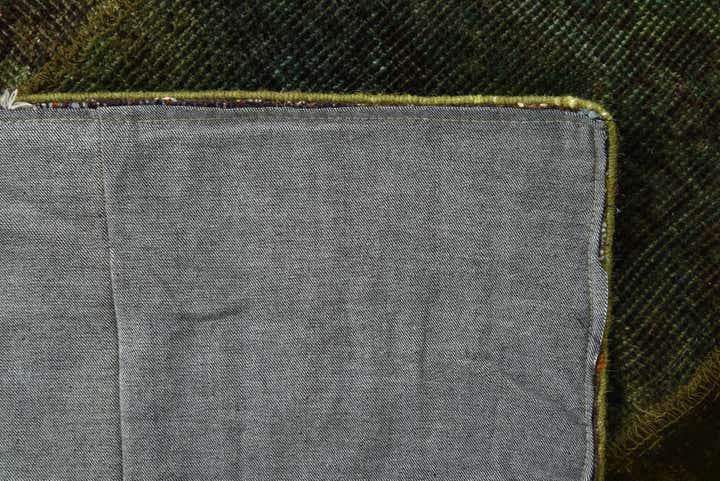 6' 8 x 10' Hand Knotted Ultra Vintage Persian Wool Rug