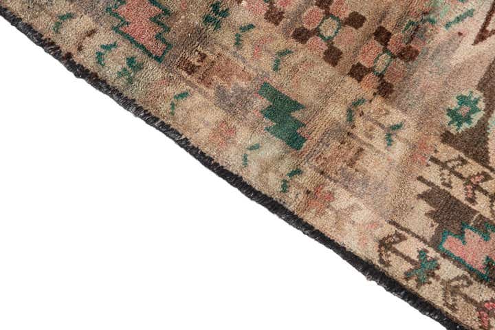 2' 5 x 4' Hand Knotted Ultra Vintage Persian Wool Rug