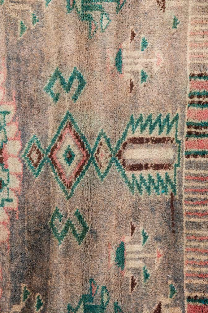 2' 5 x 4' Hand Knotted Ultra Vintage Persian Wool Rug
