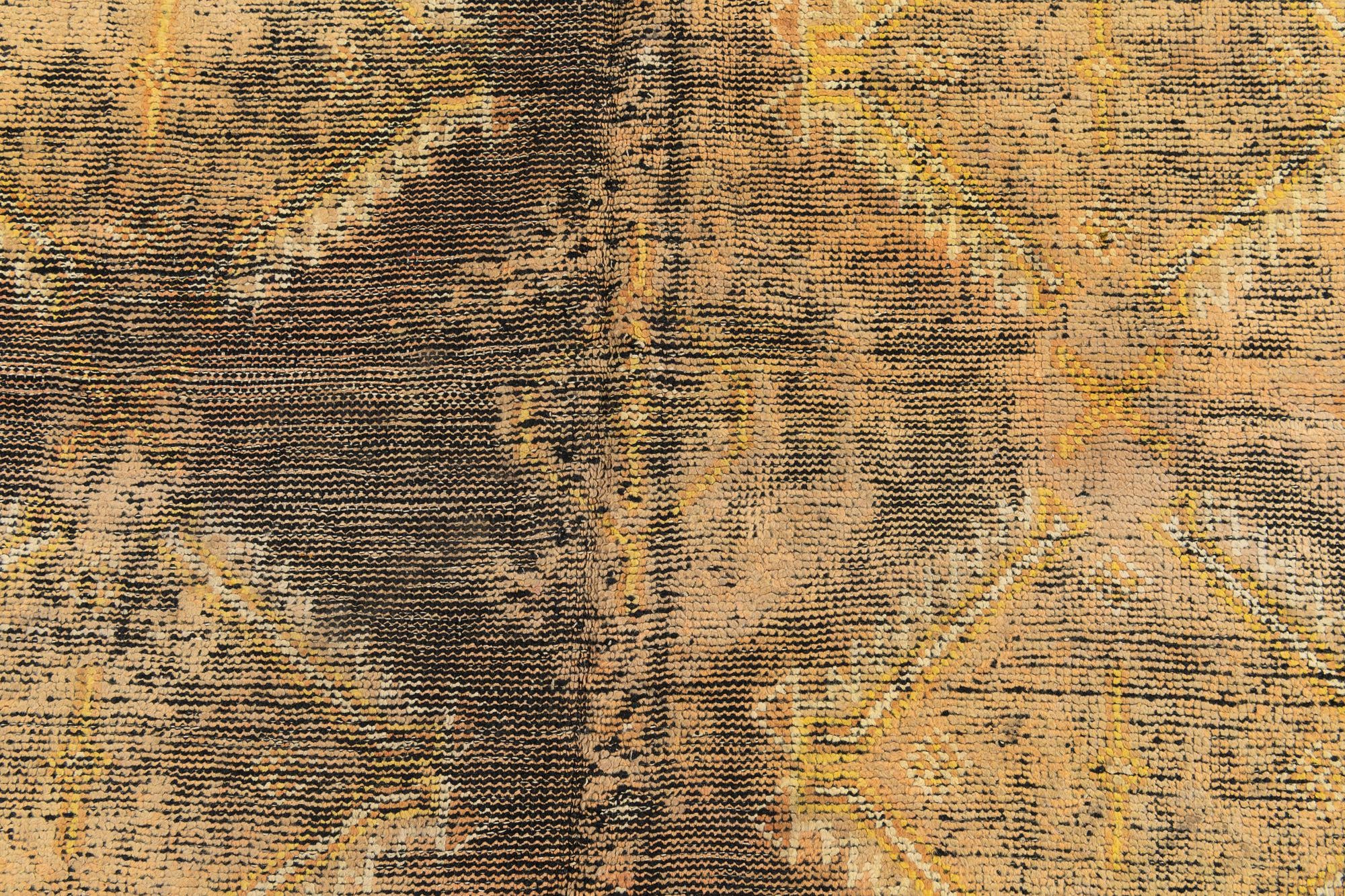 4' 8 x 7' 1 Hand Knotted Ultra Vintage Persian Wool Rug