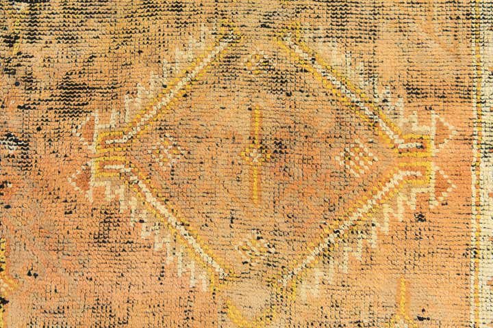 4' 8 x 7' 1 Hand Knotted Ultra Vintage Persian Wool Rug