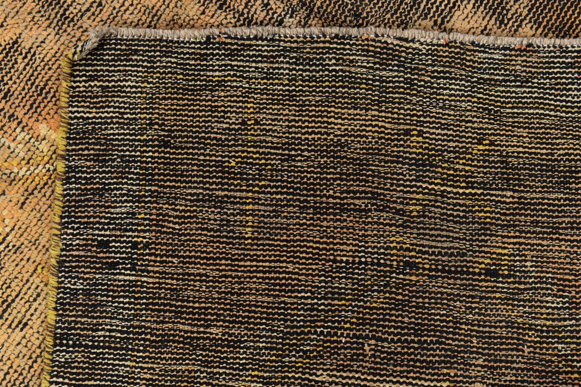 4' 8 x 7' 1 Hand Knotted Ultra Vintage Persian Wool Rug